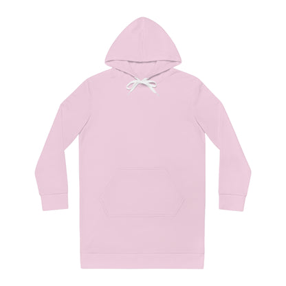 Womens Baby Pink Hoodie Pajama Dress