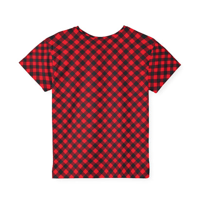 Kids Red Plain Pajama Jersey