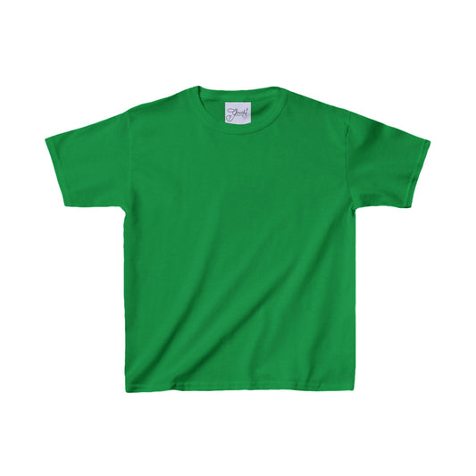 Kids Green Heavy Cotton Pajama Tee