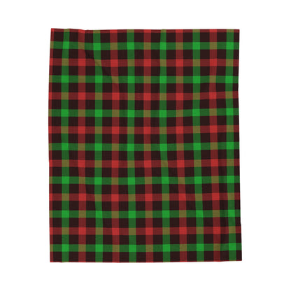 Festive Plain Velveteen Plush Blanket