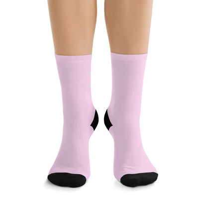 Baby Pink Recycled Poly Socks