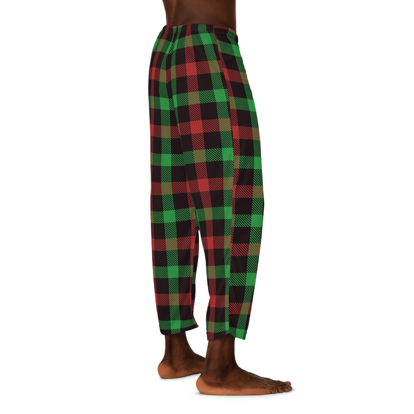 Mens Festive Plain Pajama Pants