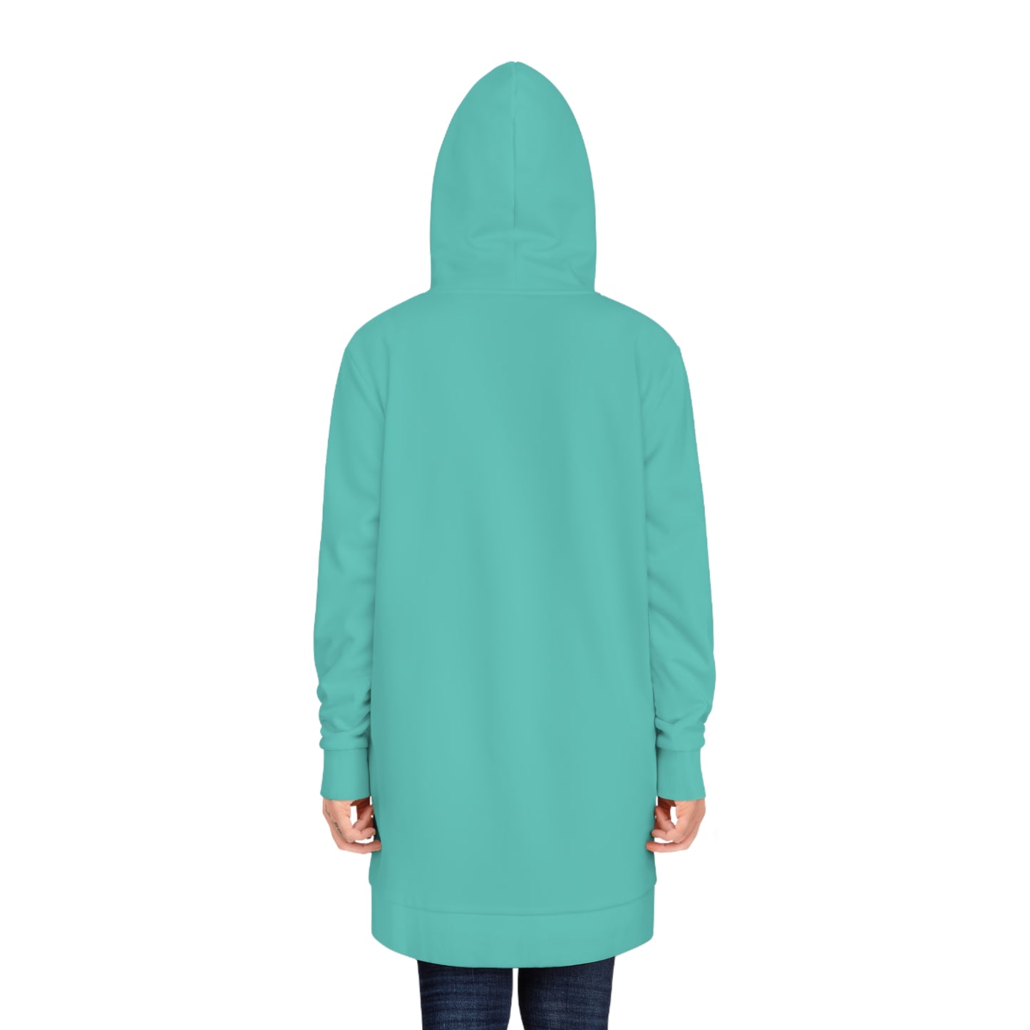 Womens Turquoise Hoodie Pajama Dress