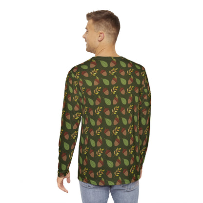 Mens Acorn Serenade Long Sleeve Pajama Shirt