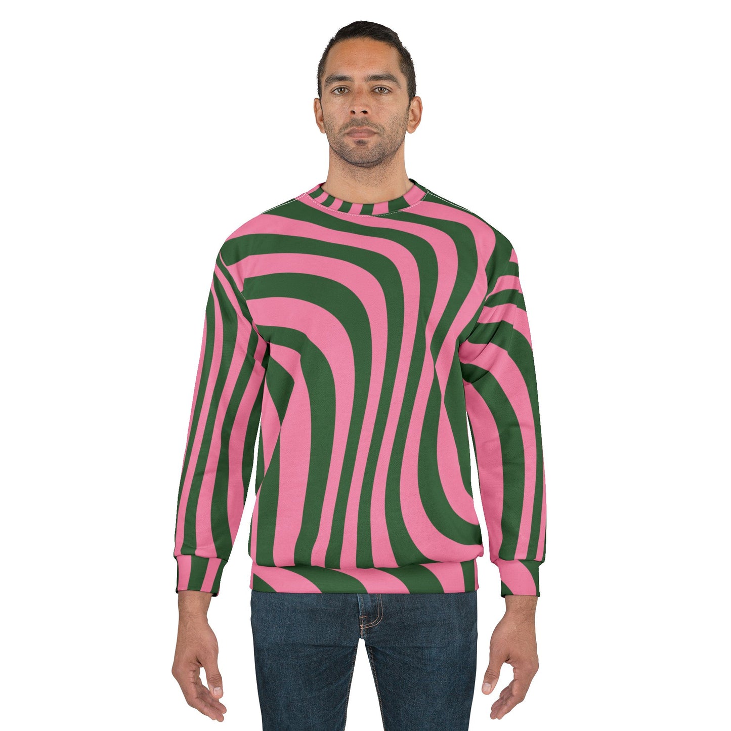 Unisex Candy Waves Pajama Sweatshirt