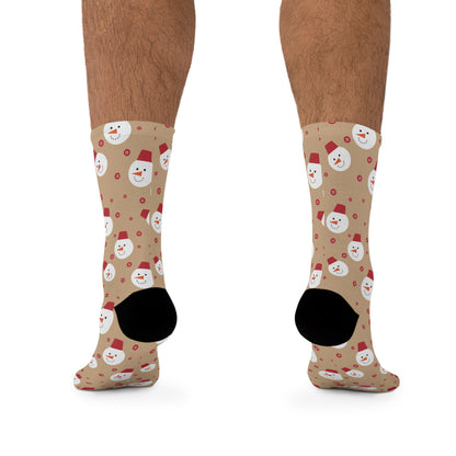 Holiday Snowman Recycled Poly Socks