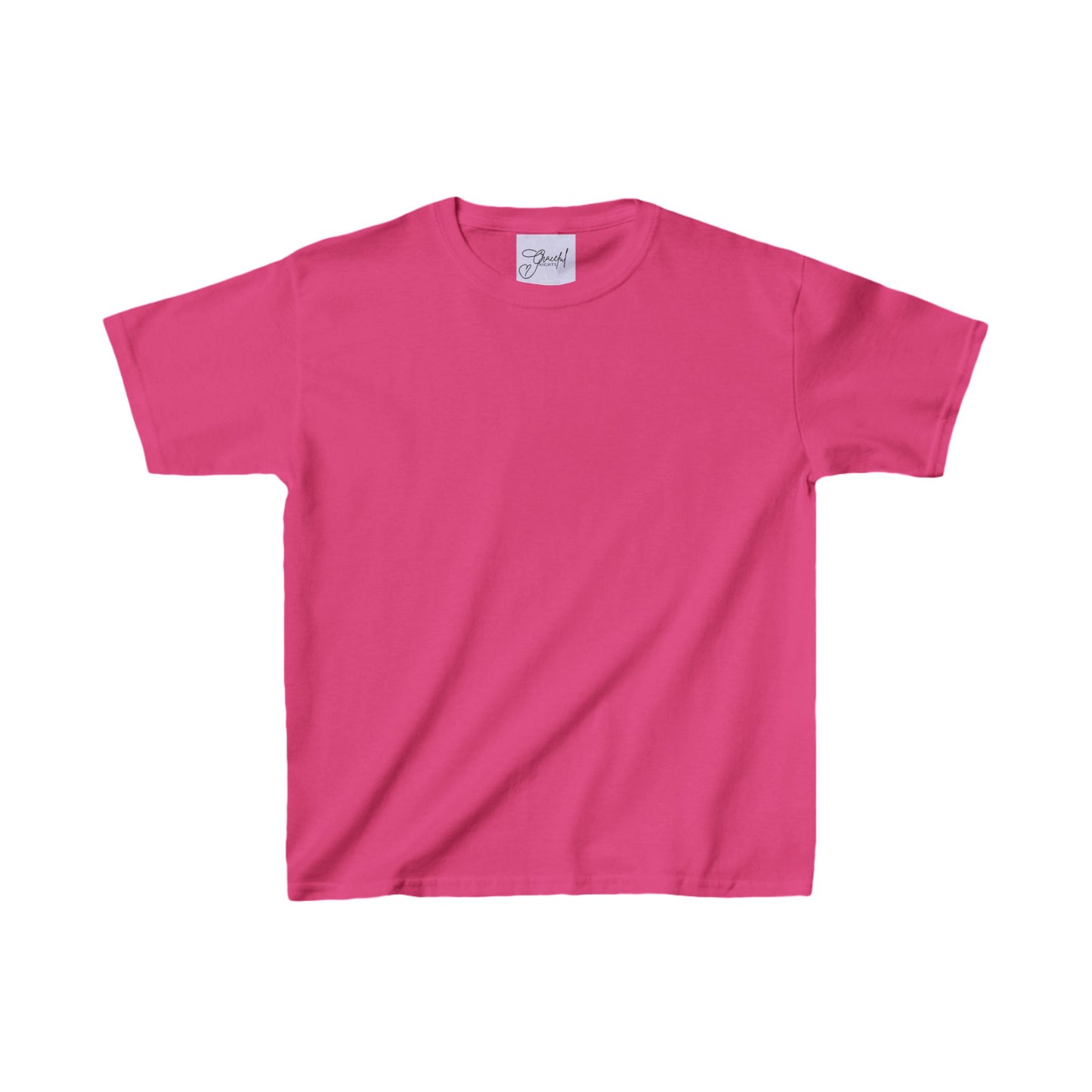 Kids Pink Heavy Cotton Pajama Tee