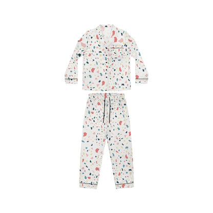 Women Dots Satin Pajama Set