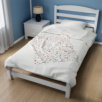 Dots Velveteen Plush Blanket