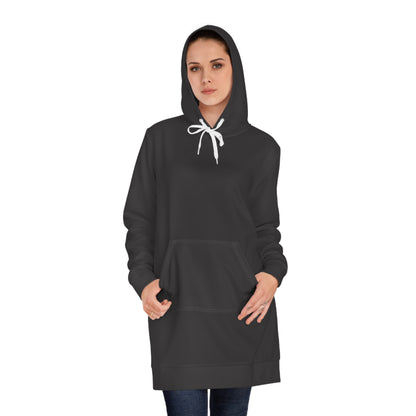 Womens Black Hoodie Pajama Dress