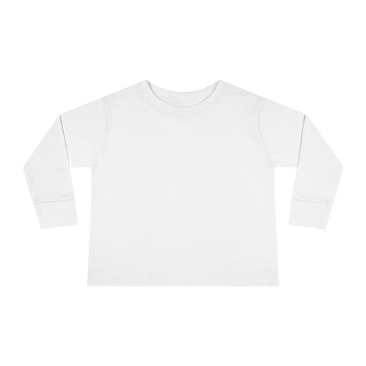 Toddler White Long Sleeve Pajama Tee