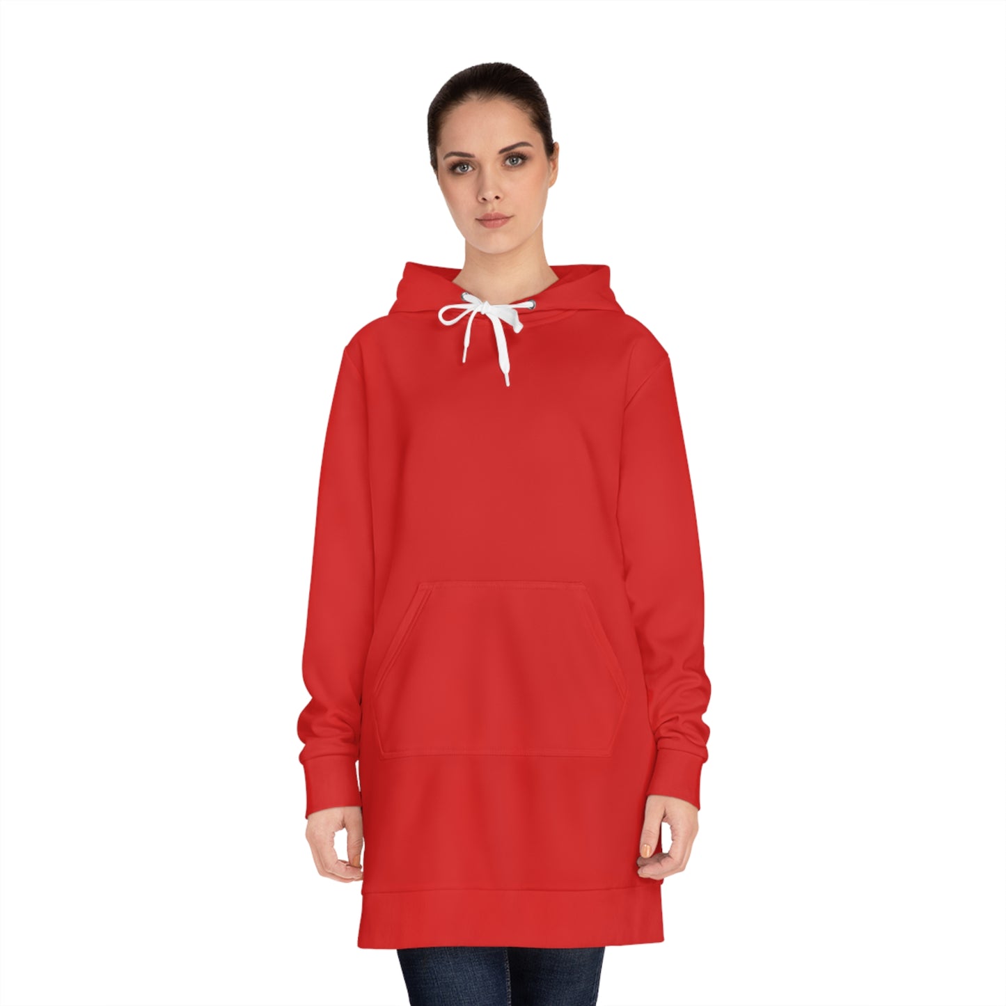 Womens Red Hoodie Pajama Dress