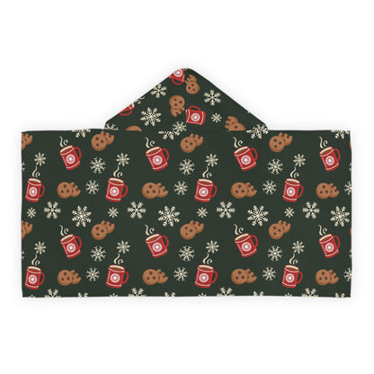 Youth Christmas Morning Hooded Towel