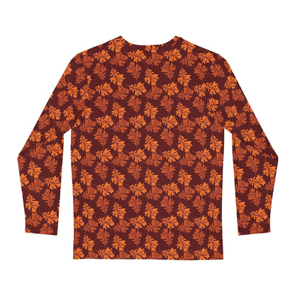 Mens Fall Foliage Long Sleeve Pajama Shirt