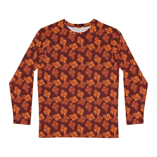 Mens Fall Foliage Long Sleeve Pajama Shirt