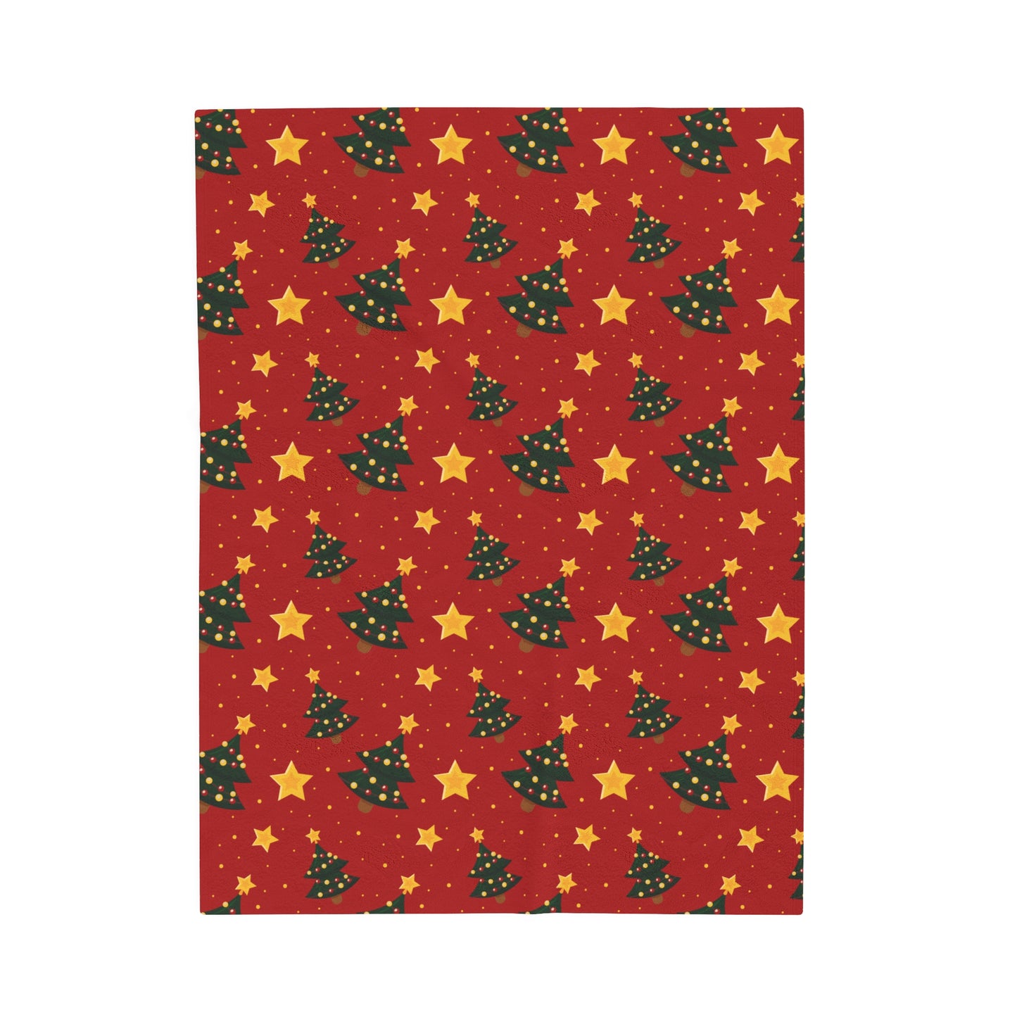 Holiday Glow Velveteen Plush Blanket