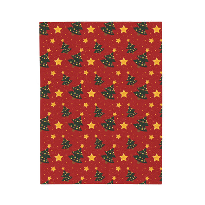 Holiday Glow Velveteen Plush Blanket