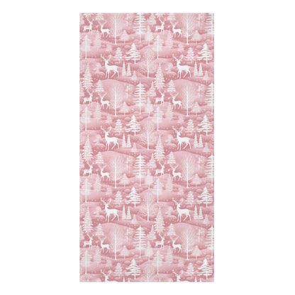 Pink Winter Wonderland Mink-Cotton Towel