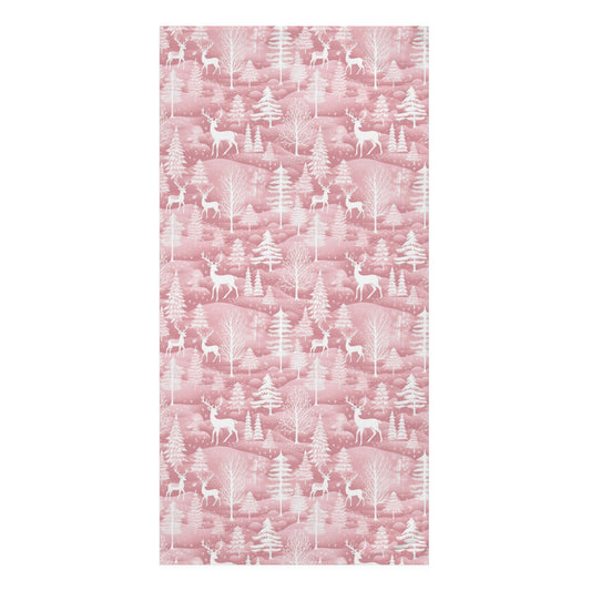 Pink Winter Wonderland Mink-Cotton Towel