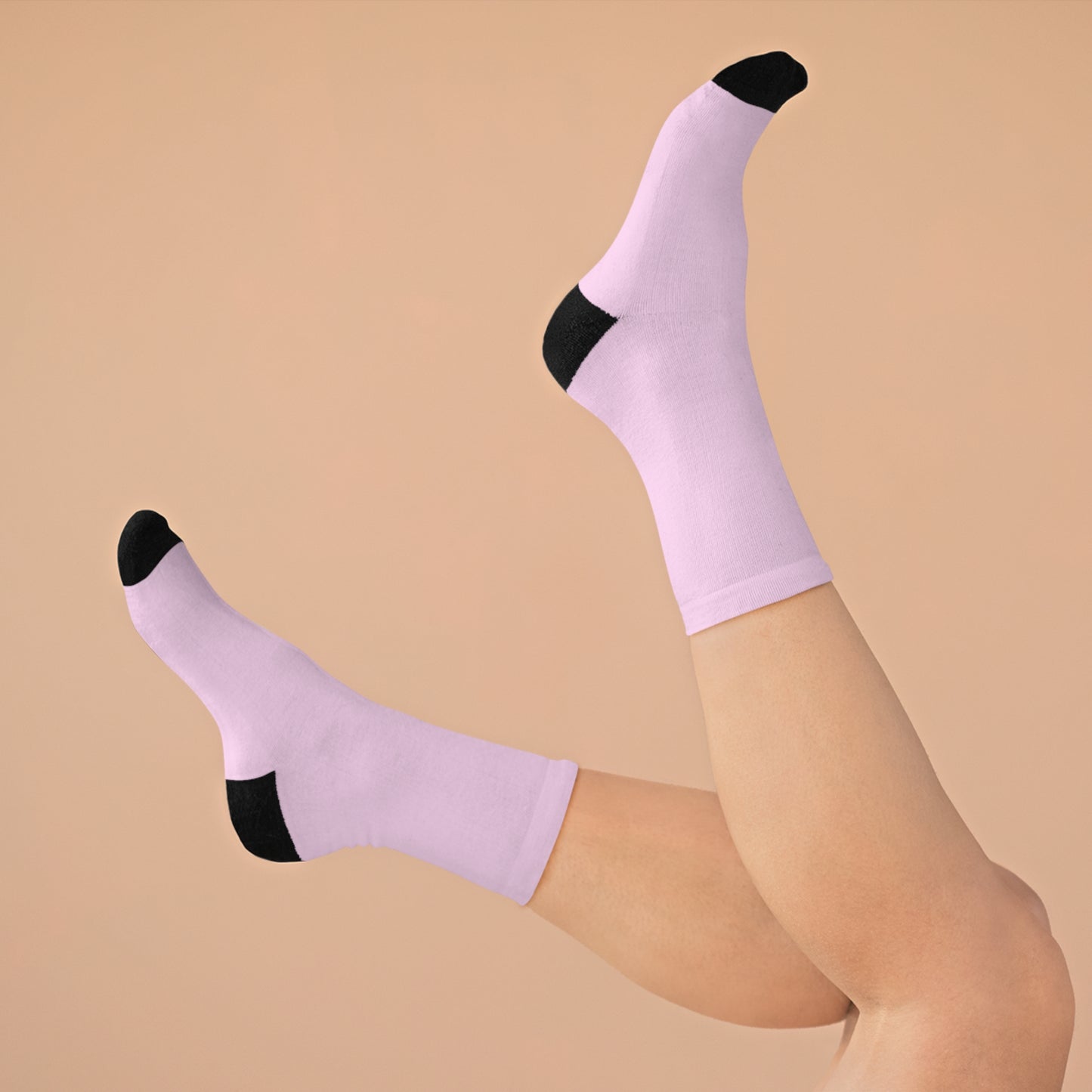 Baby Pink Recycled Poly Socks