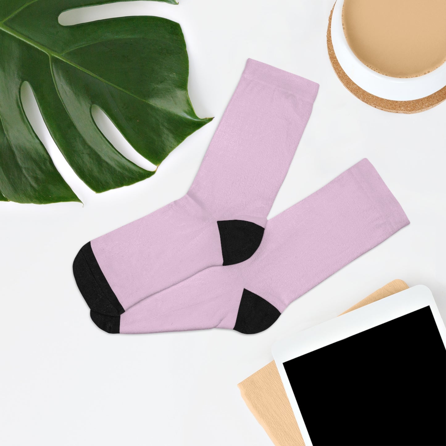 Baby Pink Recycled Poly Socks