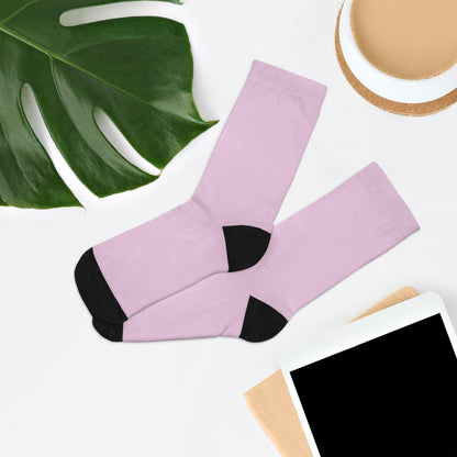 Baby Pink Recycled Poly Socks