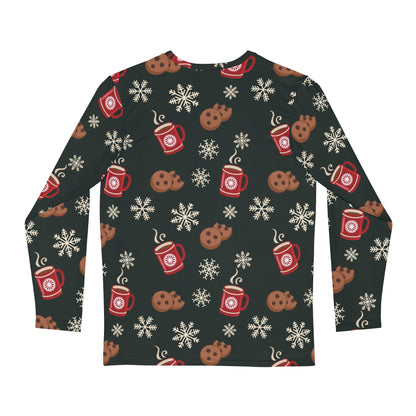 Mens Christmas Morning Long Sleeve Pajama Shirt