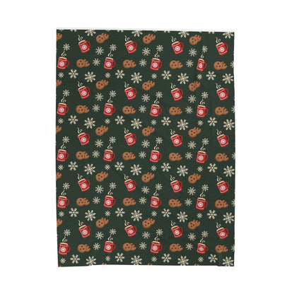 Christmas Morning Velveteen Plush Blanket