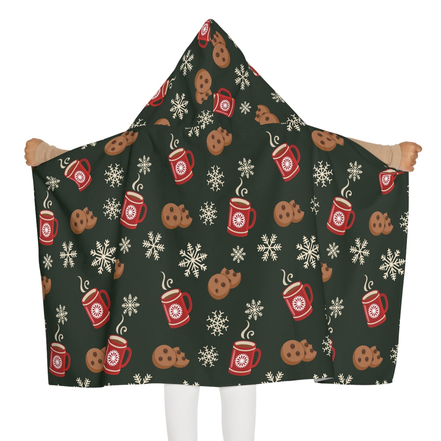 Youth Christmas Morning Hooded Towel