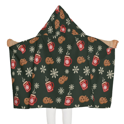 Youth Christmas Morning Hooded Towel