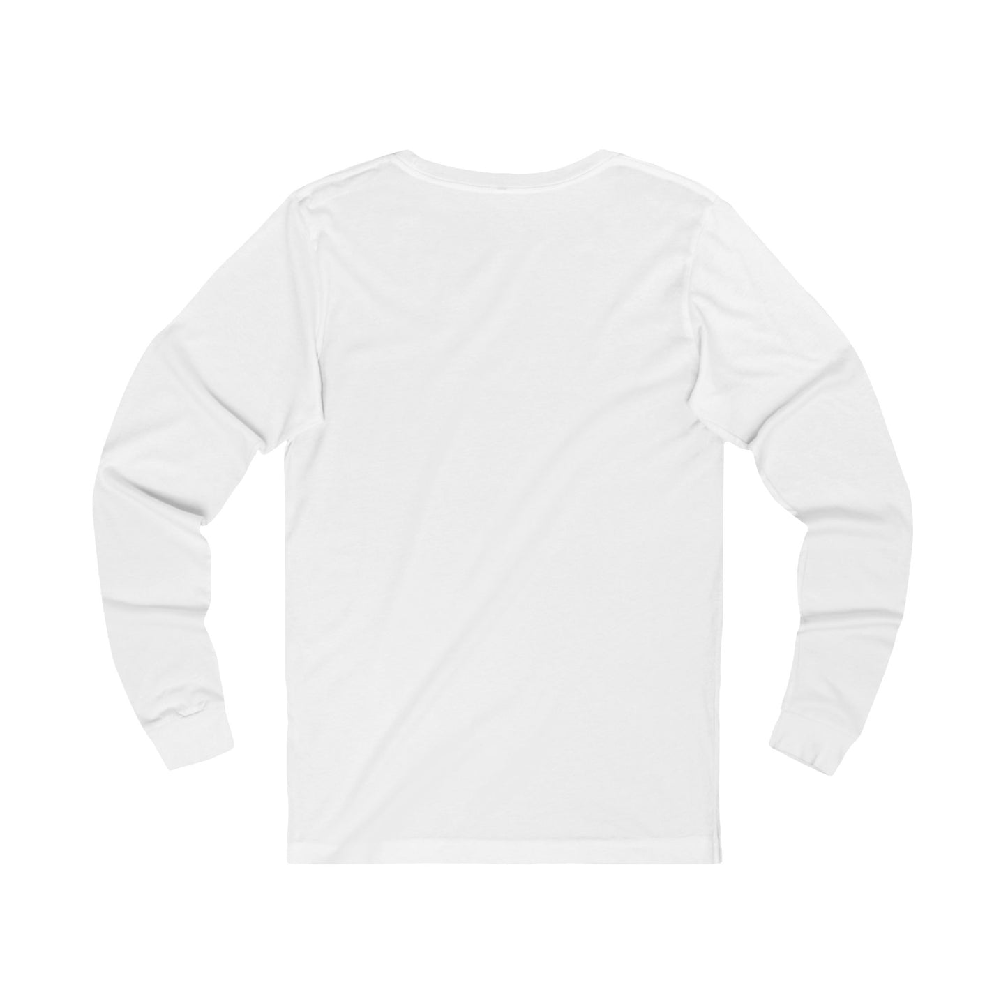 Unisex White Long Sleeve Jersey Pajama Tee