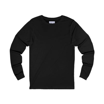 Unisex Black Long Sleeve Jersey Pajama Tee