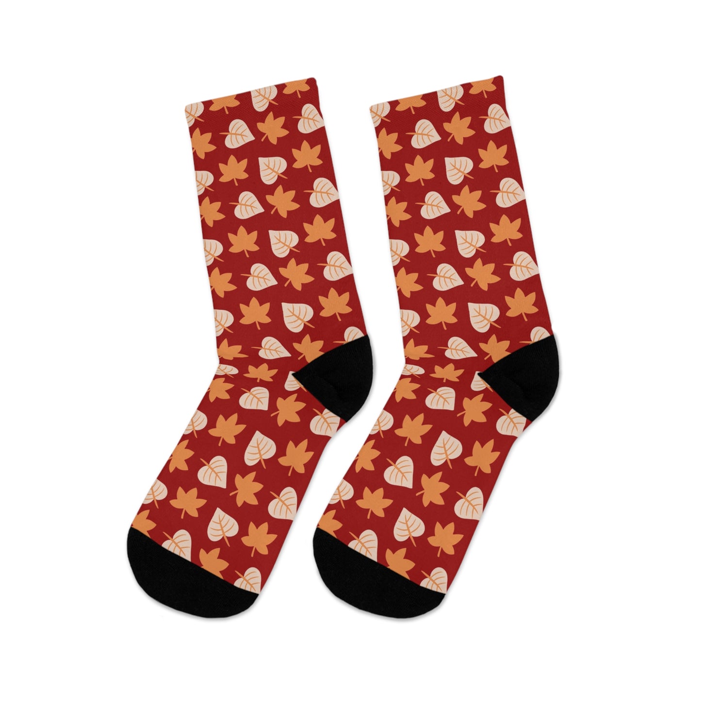 Fall Leaves Recycled Poly Socks