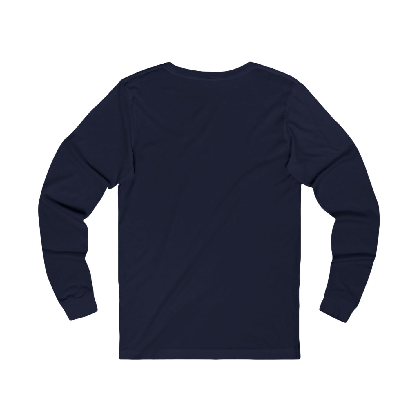 Unisex Navy Blue Long Sleeve Jersey Pajama Tee