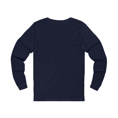 Unisex Navy Blue Long Sleeve Jersey Pajama Tee