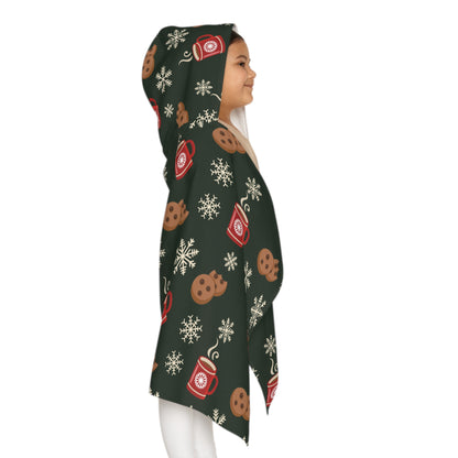 Youth Christmas Morning Hooded Towel