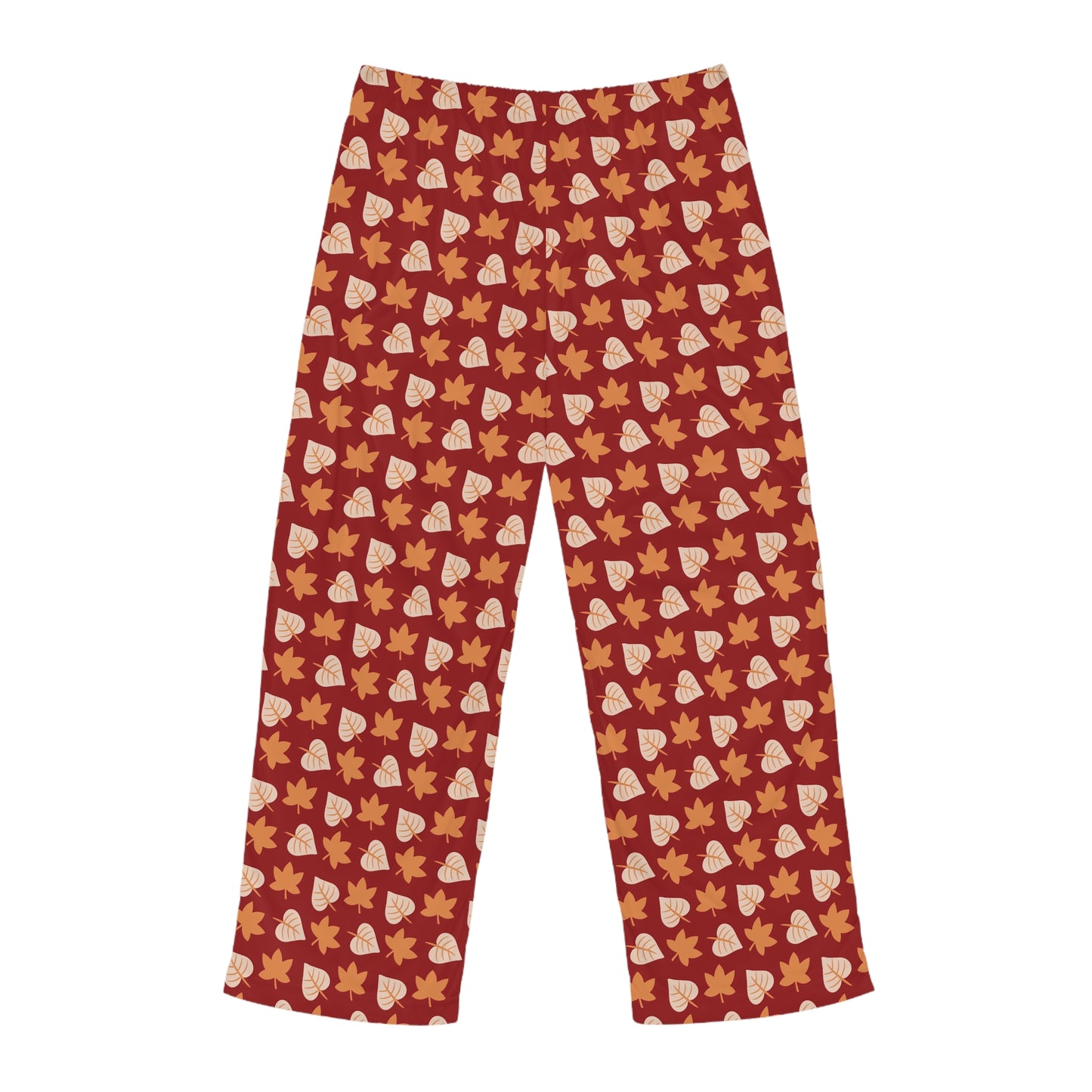 Mens Fall Leaves Pajama Pants