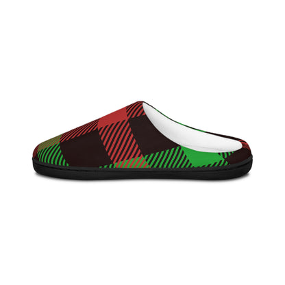 Mens Festive Plain Indoor Slippers