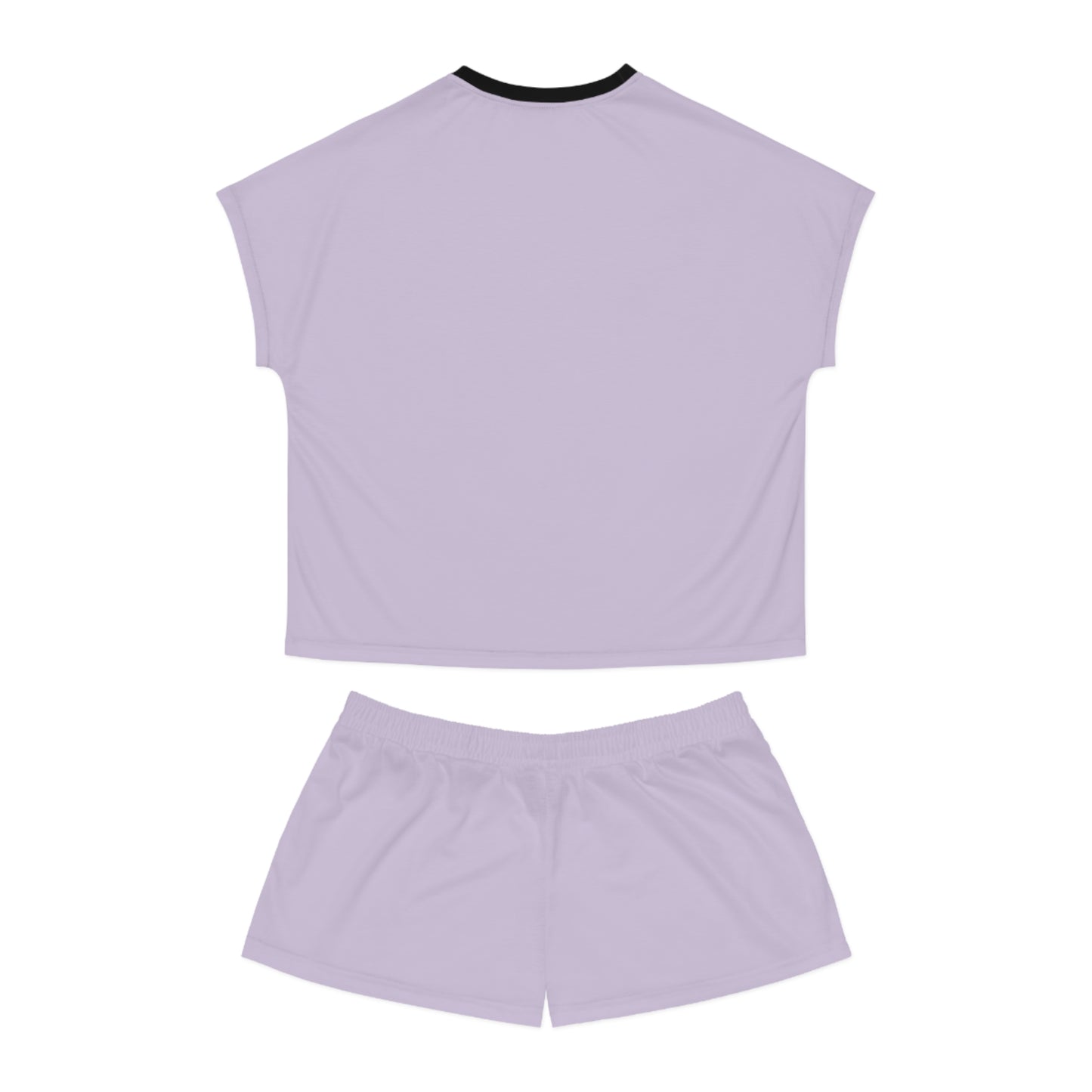 Womens Light Purple Short Pajama Set