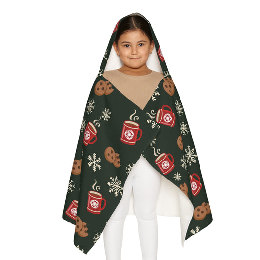 Youth Christmas Morning Hooded Towel