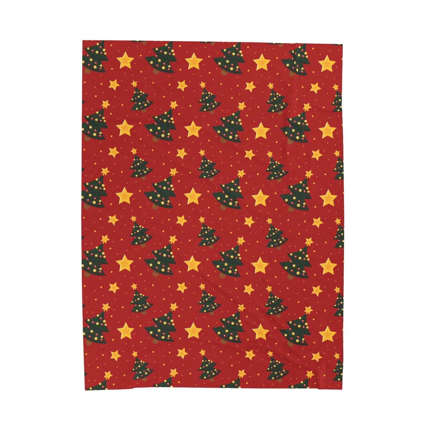 Holiday Glow Velveteen Plush Blanket