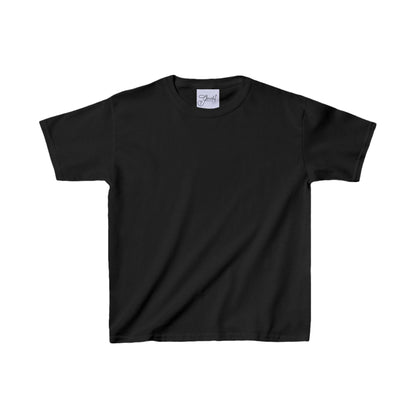 Kids Black Heavy Cotton Pajama Tee