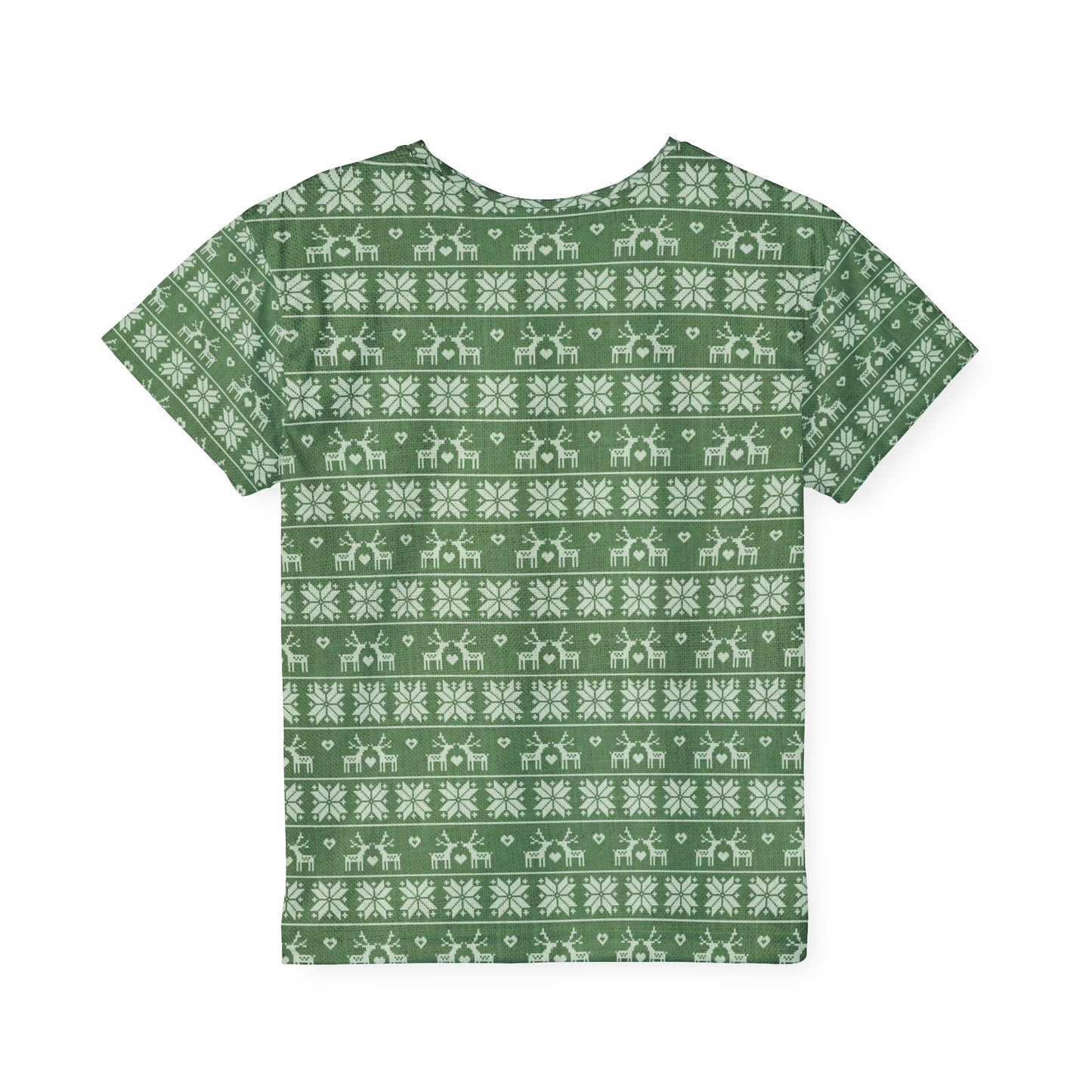 Kids Green Festive Forest Pajama Jersey