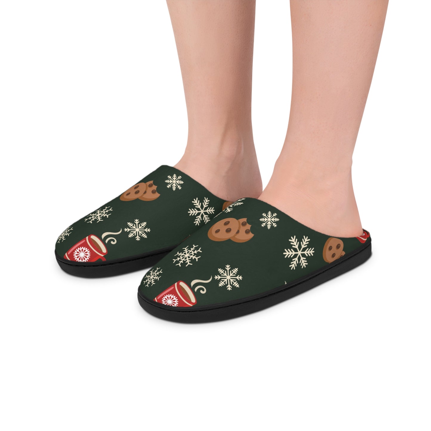 Womens Christmas Morning Indoor Slippers