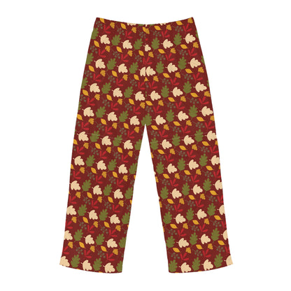 Mens Crisp Leaves Pajama Pants