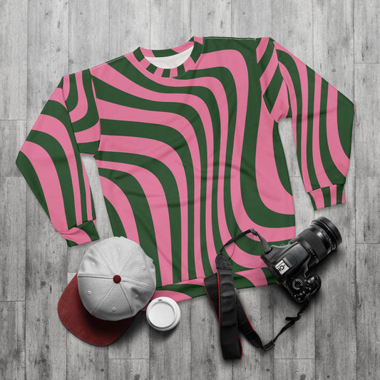 Unisex Candy Waves Pajama Sweatshirt