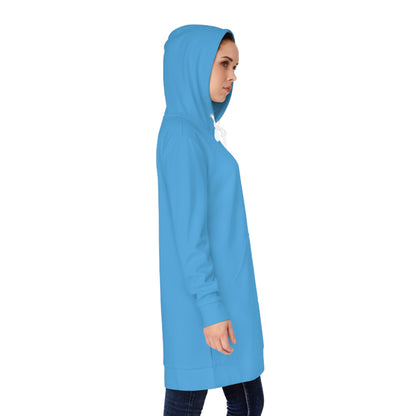 Womens Blue Sky Hoodie Pajama Dress