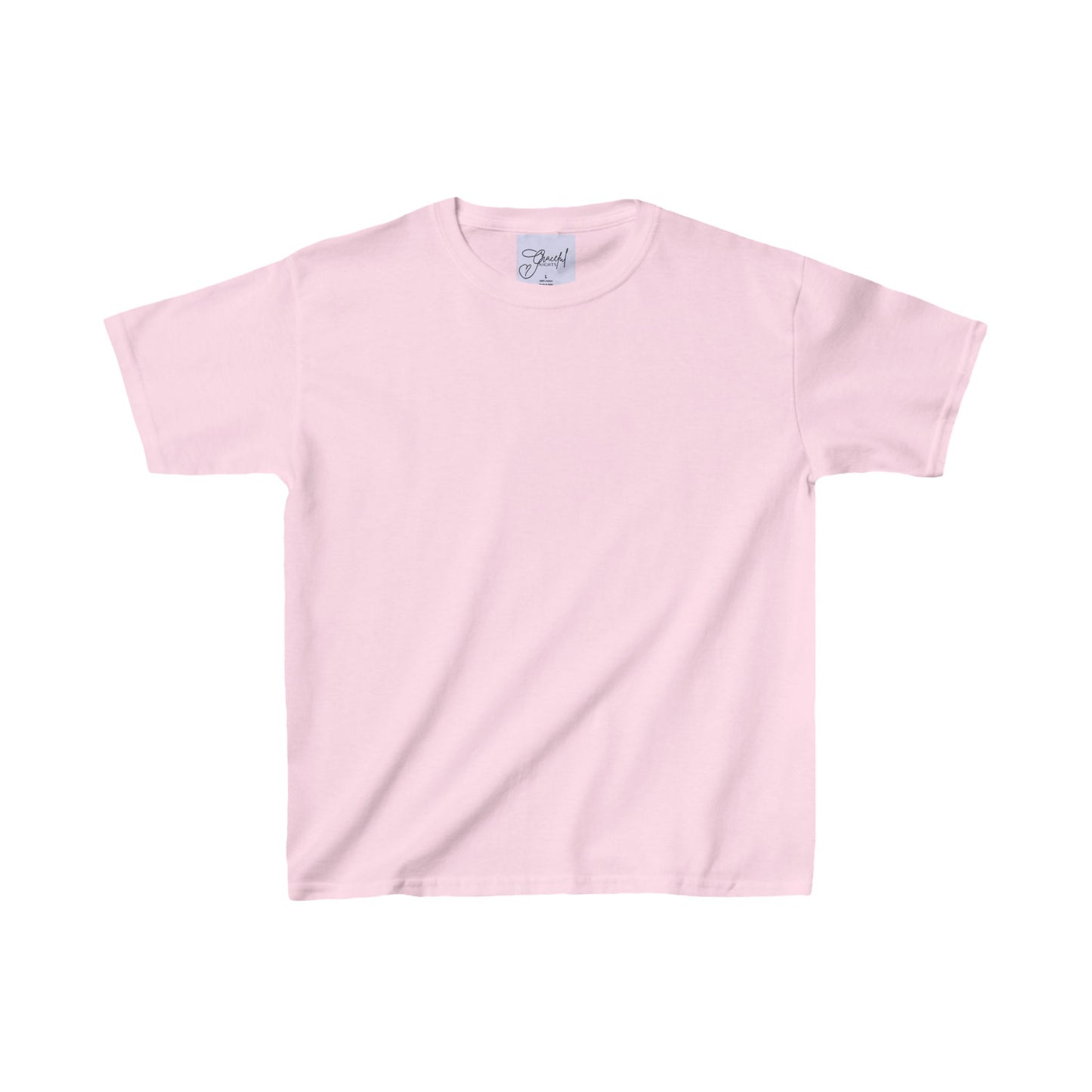 Kids Baby Pink Heavy Cotton Pajama Tee