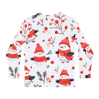 Mens Frosty Fun Long Sleeve Pajama Shirt