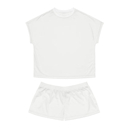 Womens White Short Pajama Set